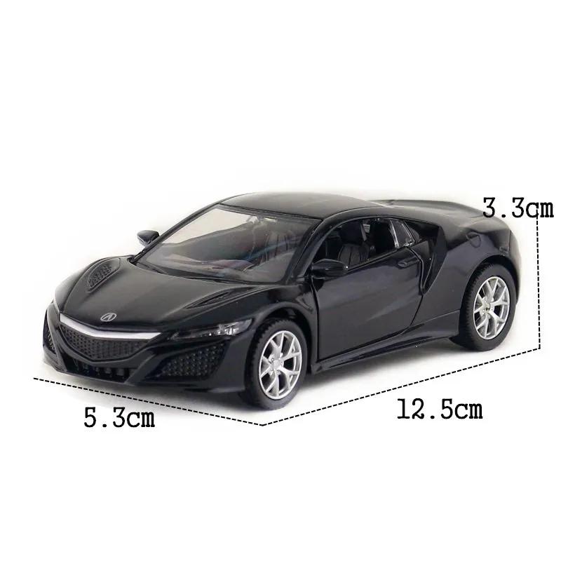 RMZ City 1:36 Scale NSX Toy Car Models Alloy Die Cast Toys Vehicles Pull Back Function Simulation Toys for Boys Best Gifts Kid