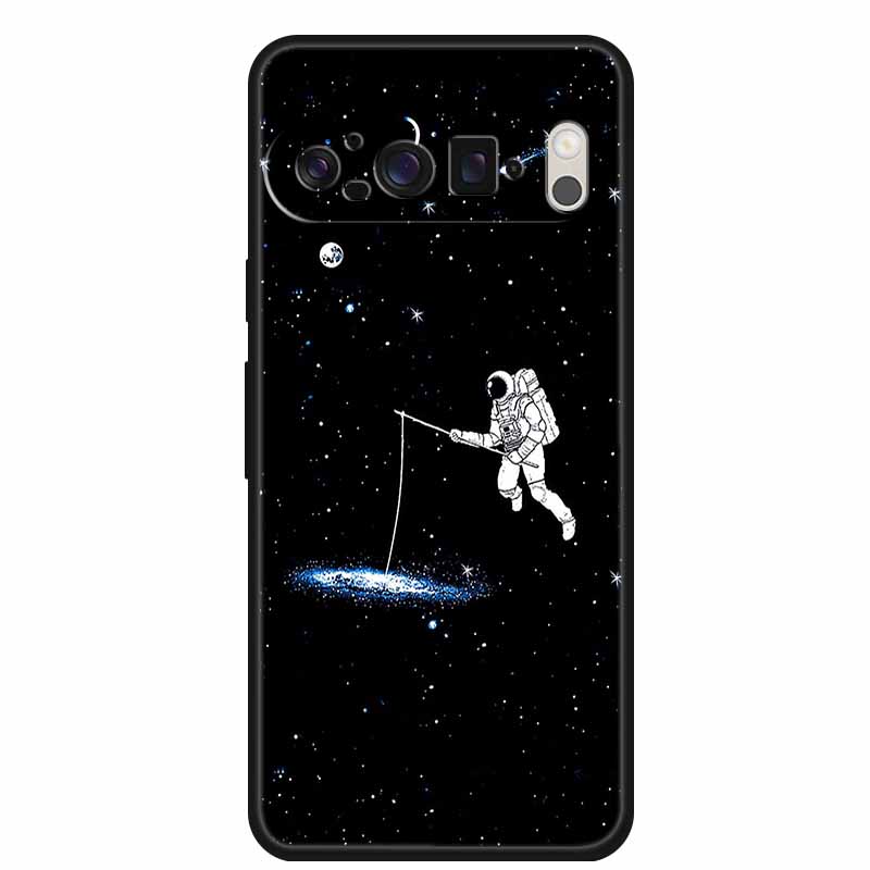 

Phone Case For Google Pixel 9 Pro XL Cover 9Pro Space Soft Silicone TPU Astronaut Cover For Google Pixel 9 Pro Cover Pixel9 5G Pixel 9 Pro XL