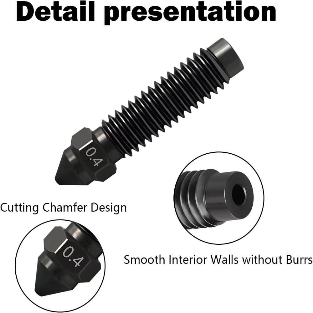 1pcs High-Speed Hotend Kit Hardened Steel 3D Printer Parts Upgrade Parts for Elegoo Centauri Carbon