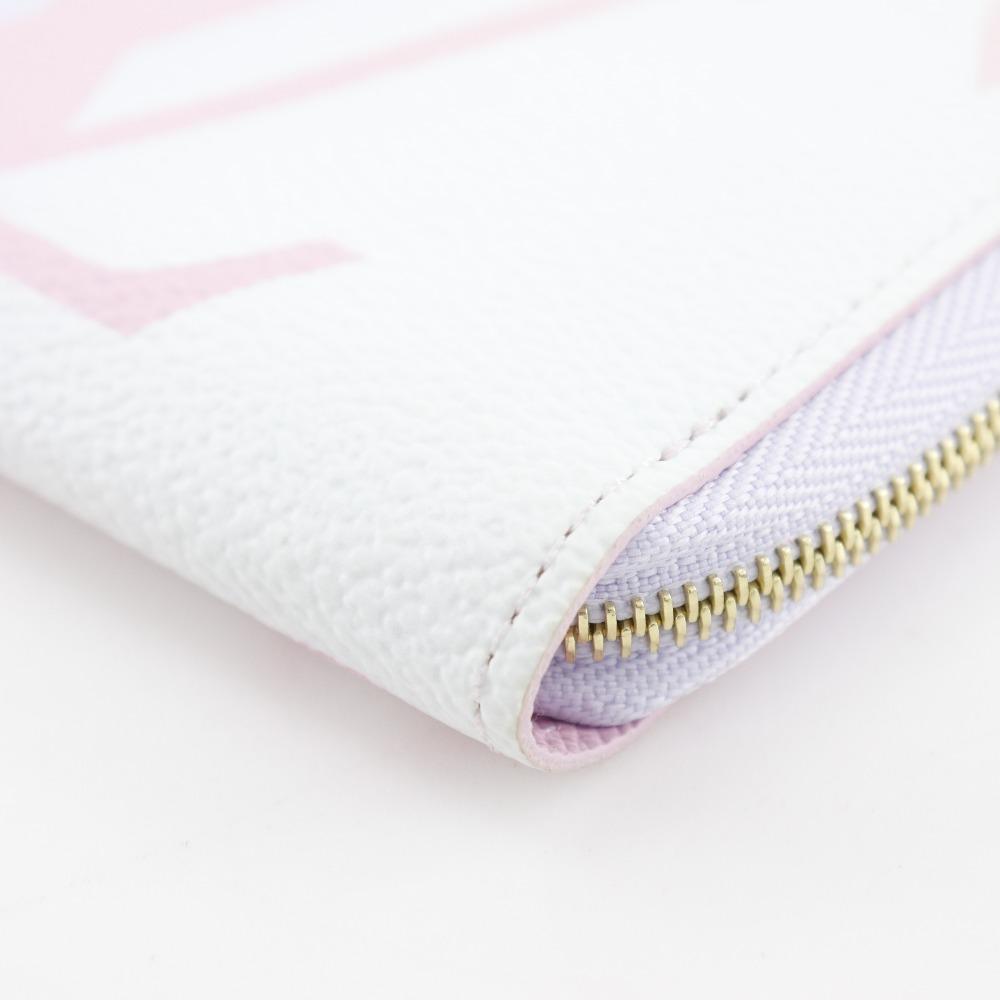 Louis Vuitton Spring In the City Coin Purse M81388 Monogram Sunrise Pastel Zippy Coin Perth Purple Monogram Canvas Women Used