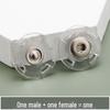 Transparent Invisible Snap Button for Cardigans and Wool Coats - Anti-Exposure Round Press Button