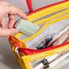 Visible Transparent Pencil Case Multiple Layers Stationery Organizer New Pen Bag  for Students