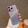 Capa de celular com glitter gradiente brilhante para iPhone 14, 13, 12, 11 Pro Max, 14 Plus, 14Pro, à prova de choque, de silicone transparente, 2 em 1