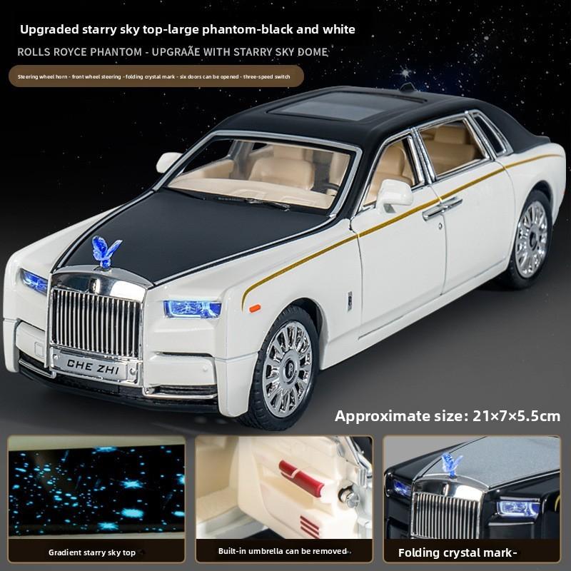 Rolls Royce Phantom Alloy Car Model With Inertia Sound Light For Kids Gift