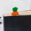 Reading Bookmark Carrot Shape Adorable Bright-colored Convenient Vivid Book Page Marker Household Supplies