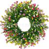 Artificial Flower Wreath Easter Valentines Day Hotel Restaurant Door Decorations