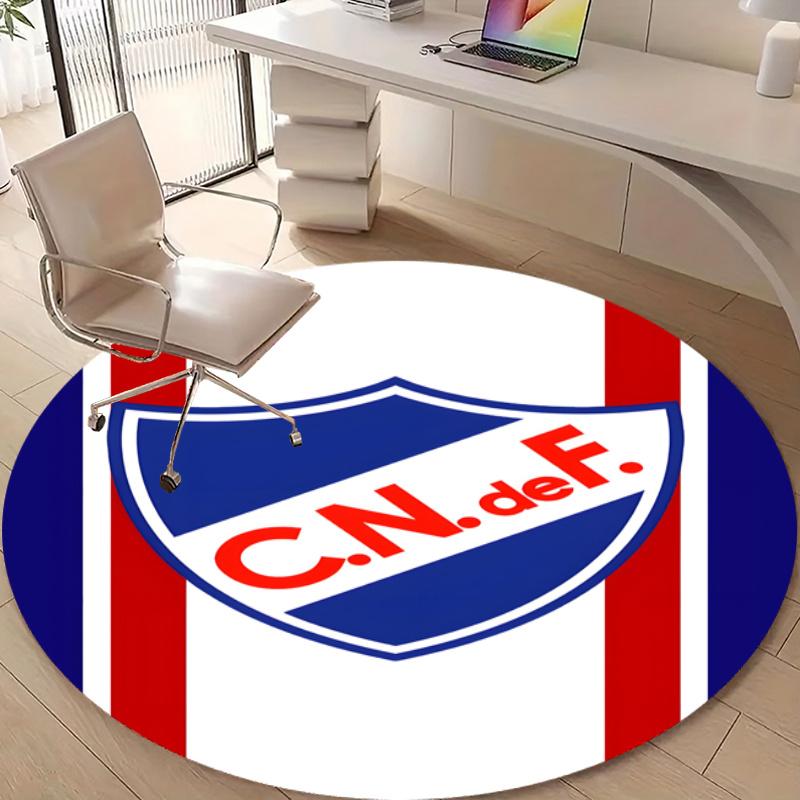 Personalized Club Nacional de Football Round Chair Office Rug - Perfect for Mat, Office Chair & More - Ideal Gift for Birthdays and Holidays