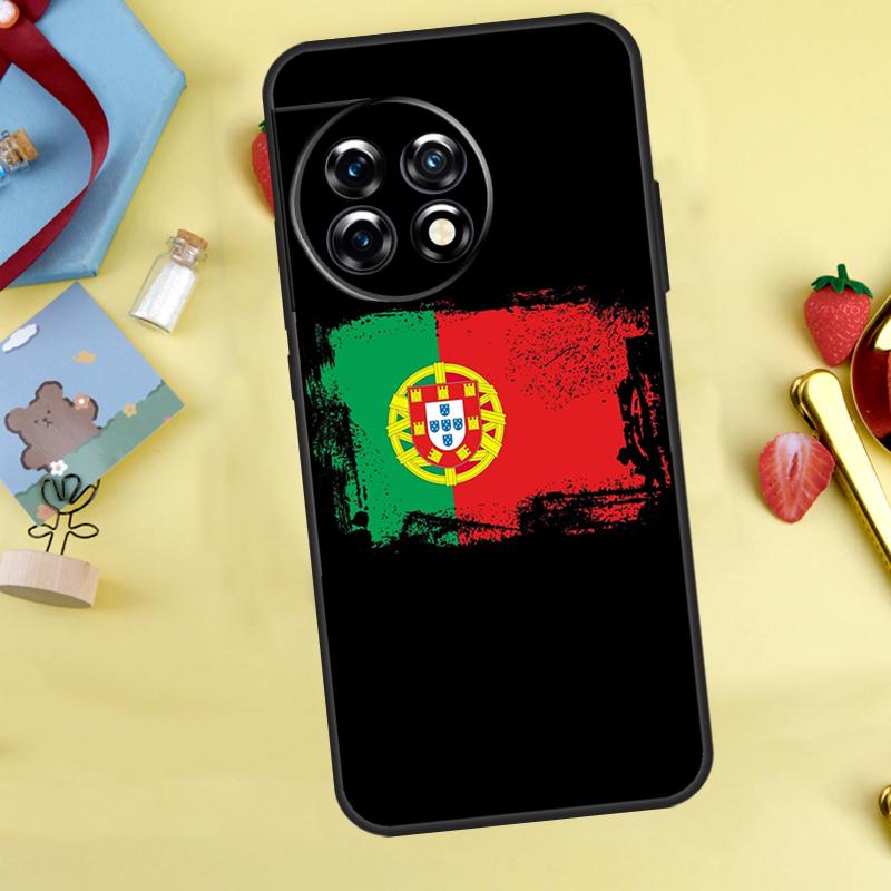 Portugal Flag Case For OnePlus Nord 5 CE 2 3 4 Lite N20 N30 OnePlus 15 12R 13R 13 12 11 10 10T 13T Cover
