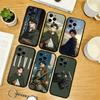 Anime A-Attack On Titan L-Levi Ackerman Phone Case For iPhone 17,16,15,14,13,12,11 Plus,Pro Max,XS,Soft Silicone Black Cover
