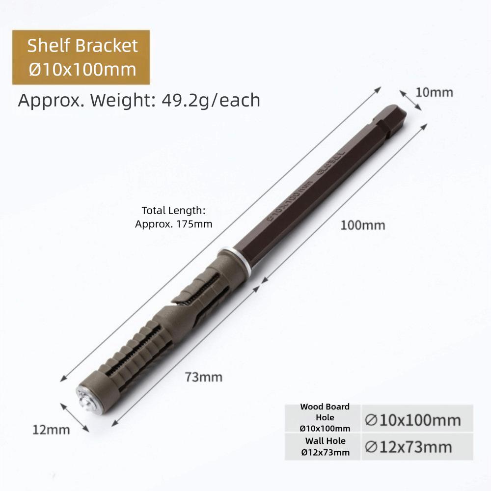 

Невидимые гвозди Кронштейны для плавающих полок Фиксированная поддержка Скрытый дизайн Поддержка настенной полки Настенный соединитель для деревянной доски 8 inch