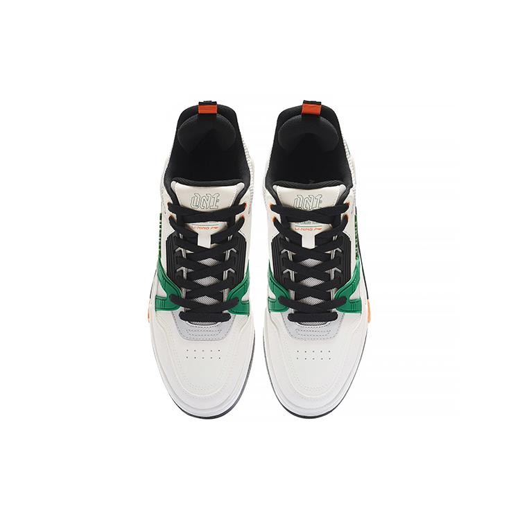 Li Ning 001 BTC Textile, Synthetic Leather Cushioning Slip Resistant Abrasion Resistant Low top Sports Casual Shoes AGCS103-4