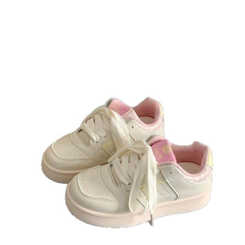 Platform White Shoes Spring and Autumn New Shoes Versatile Bread Casual Student Board Shoes Dopamine