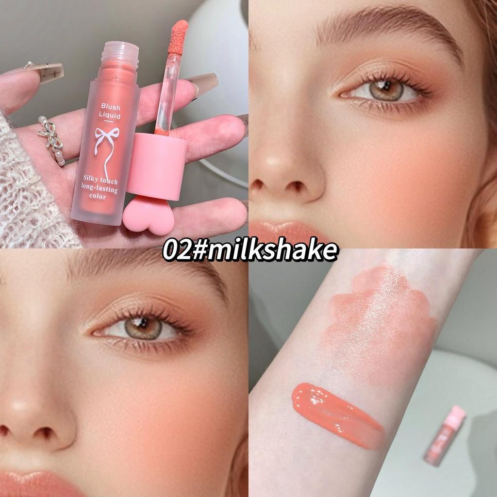 Liquid Blush SHAQINUO Natural Low Saturation Water Light Sponge Brush Head Multi-purpose Blush Liquid