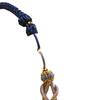 Natural agate peace buckle bracelet, "never apart" charm, hand-woven cord, couple's bracelet, niche gift for best friends