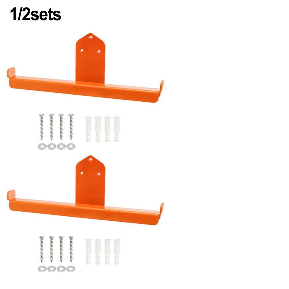 Backpack Leaf Blower Hanger Heavy Duty Steel Wall Bracket for BG56 BG66 and BG86 Double Hook Design for Multiple Tool Storage