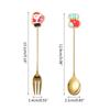 6pcs/set Christmas Spoons for Home Tableware Coffee Spoon Teaspoons Dessert