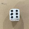 Dark Atmosphere Game Prop Skull Dice for Adults, Gothic Resin Shaped Halloween Desktop Ornament 6 Sided Entertainment, Party Favors Skeleton