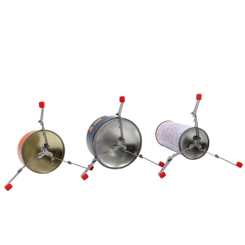 Stainless Steel Folding Gas Can Stand - Outdoor Stabilizer & Camping Accessory