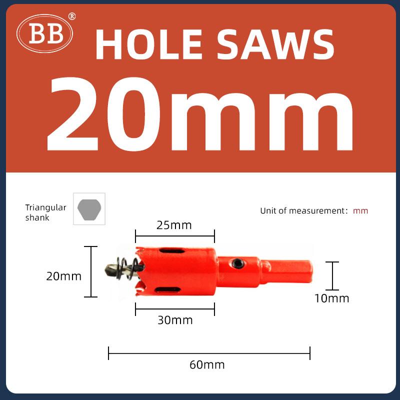 Hole Saws Drilling for Wood Plastic PVC Thin Sheet Aluminum Alloy 16mm-100mm DIY Woodworking Forester Bit Metal Cutting