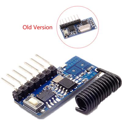1Pc 433Mhz Odbiornik Rf Moduł dekodera kodu uczenia 4 kanały do kodowania 1527
