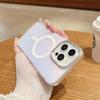 For Iphone 15 14 13 12 Pro Max Shockproof Wireless Charge For Magsafe Magnetic Slim Pc Hybird Tpu Plain Color Phone Case Cover