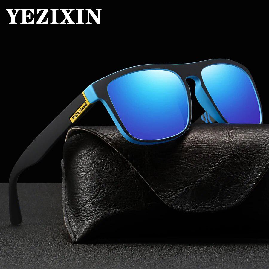Men Women Polarized Sunglasses Luxury Brand Designer Vintage Square Sport Sun Glasses Fashionable Driving Fishing UV400 Eyewear
