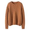 Women's Heavyweight Cashmere Loose Knit Sweater – Autumn/Winter New Style European Design