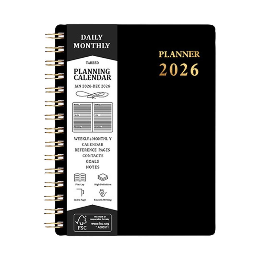 Calendar To-do Planner, Winter Vacation 12-month Schedule Planning Efficiency Notepad