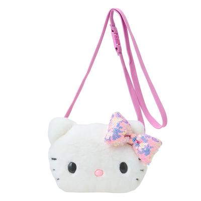 Hello Kitty Neck Coin and PVC Ages 3 and 637661 Face-Shaped Case, Cotton, Polyester, Wallet, Up,