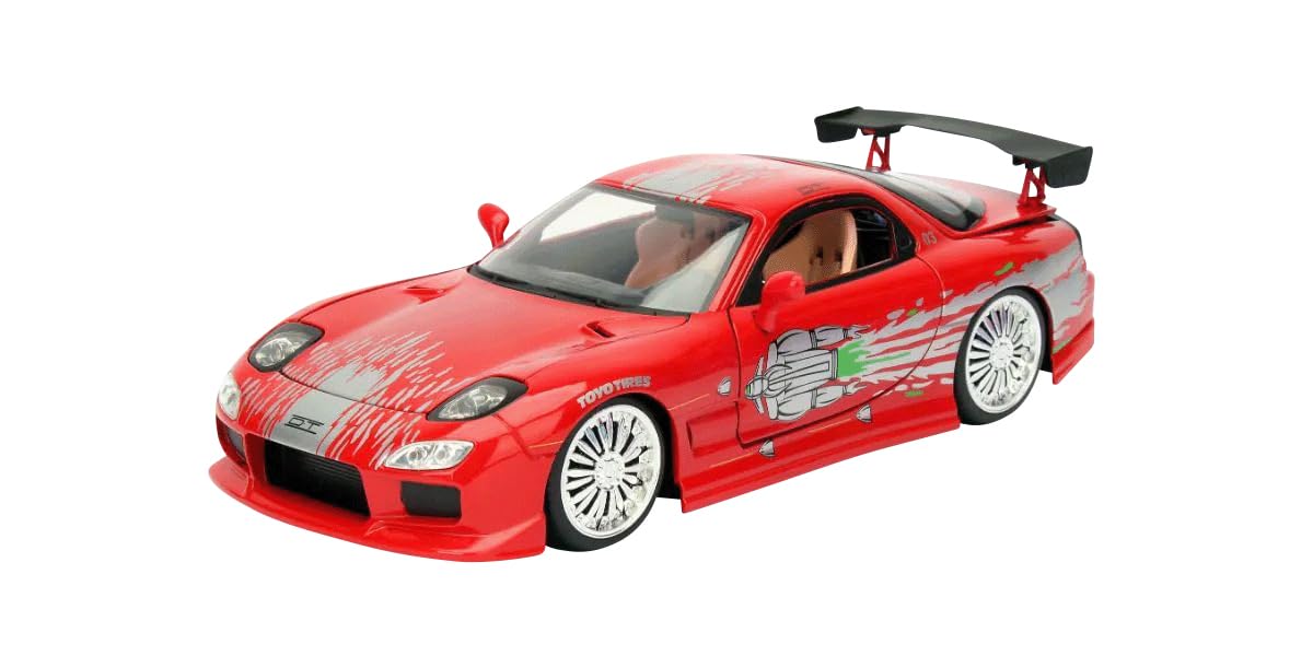 

Jada Toys Fast Furious Series Mazda Completed Product & 1/24 F&F RX-7 Red/Graphics (Dominic)