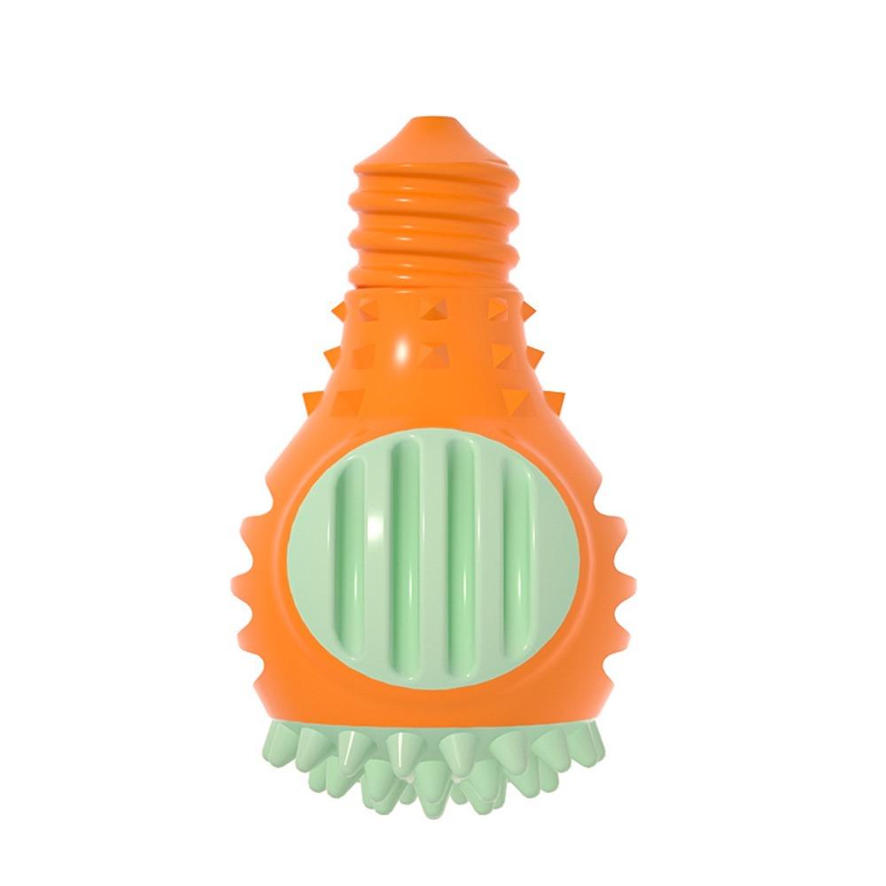Pet Interactive Supplies Bulb Shape Pet Funny Creative Dog Sounding Ball Durable Glowing Pet Chew Grinding Teeth