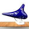 12-Hole Alto C Key Chromatic Ocarina with Lanyard - Ideal for Teaching & Music Enthusiasts