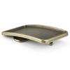 Hipsters Simple Metal Belt Buckle Western Blank Buckle for Ethnic Trendy Jeans DIY Accessories Replacement Metal