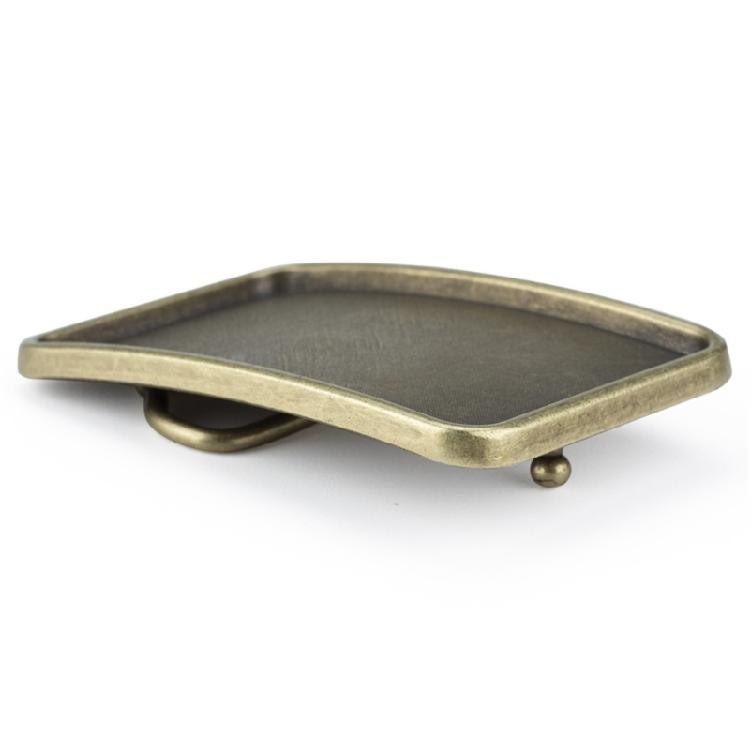 Hipsters Simple Metal Belt Buckle Western Blank Buckle for Ethnic Trendy Jeans DIY Accessories Replacement Metal