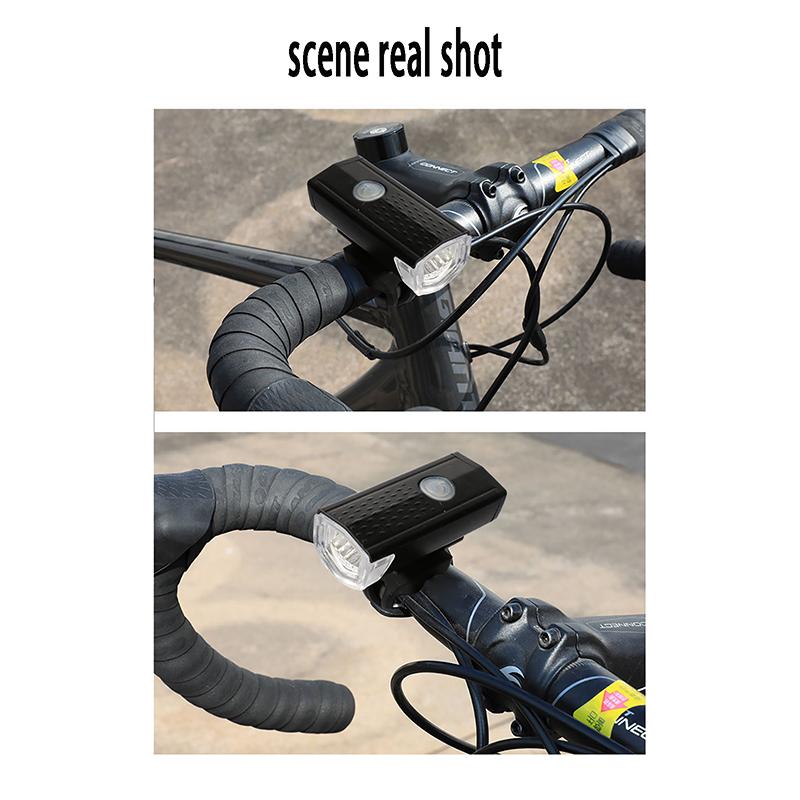 Bike Bicycle Light Usb Led Rechargeable Set Mountain Cycle Front Back Headlight Lamp Flashlight Cycling Safety Warning Light