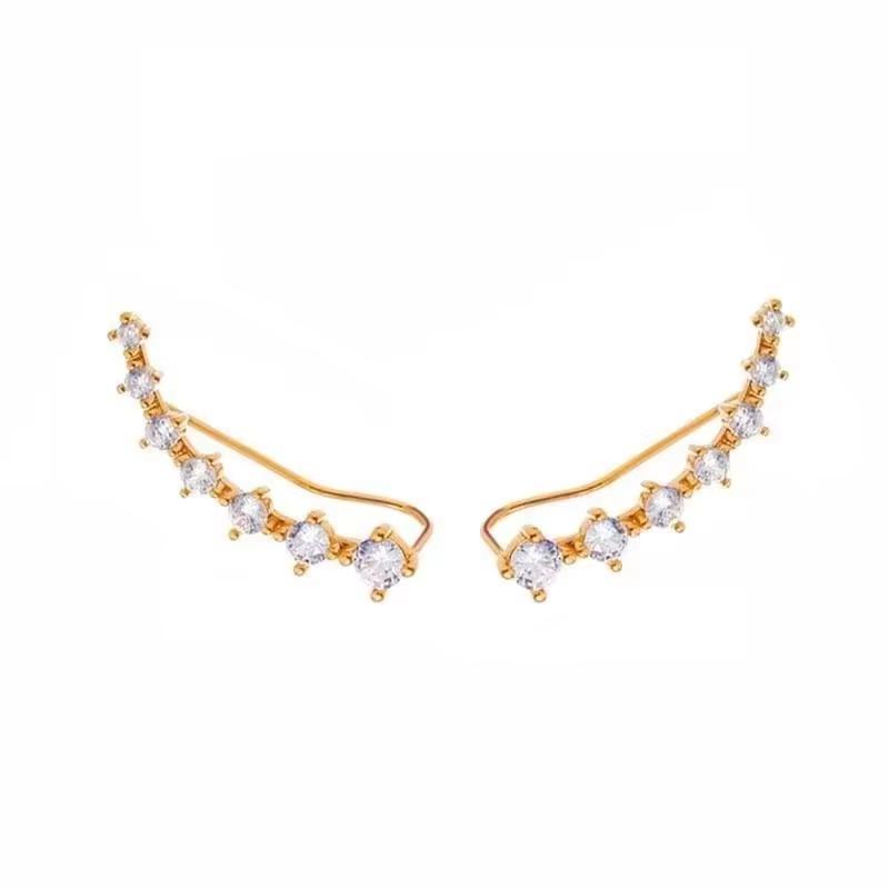 925 Silver Needle Korean Fashion Crystal Flower Earrings For Women Jewelry Trending New Luxury Zircon Flowers Stud Earrings