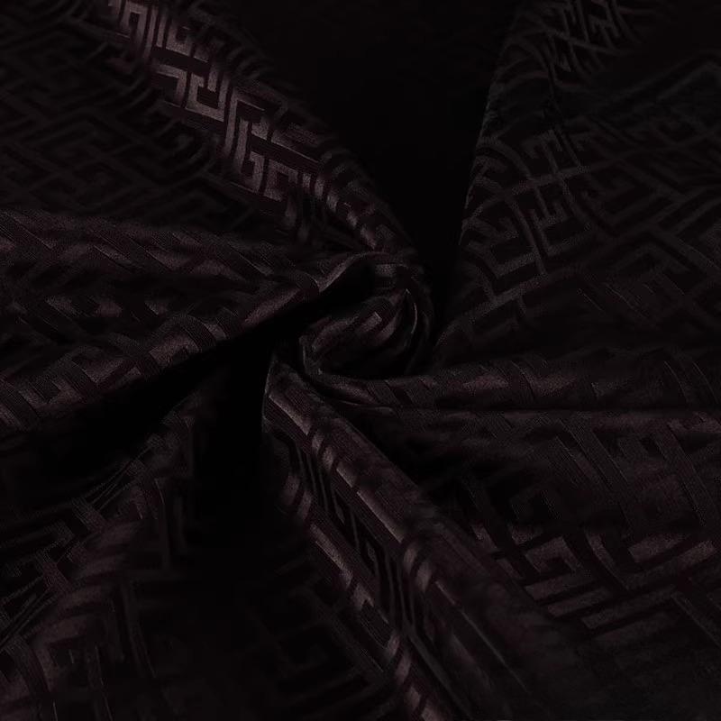 50x150cm Vintage Jacquard Fabric Plaid Acetate Cloth Glossy Wrinkle Resistant Suit Dress Cloth for Diy Apparel Sewing Material