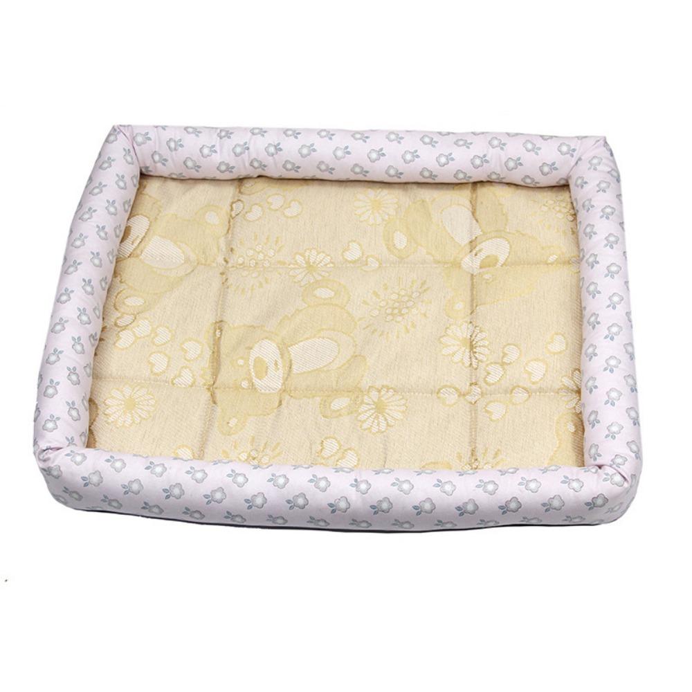 Pet Supplies Ice Silk Dogs Cooling Bed Soft Comfortable Pet Cool Mat Waterproof Washable Dog Mat Cats