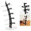 Acrylic Eyeglass Holder 5-tier Optical Glasses Organizer Stand Boat Arc Design Eyewear Holder Display Ski Goggles Storage Rack