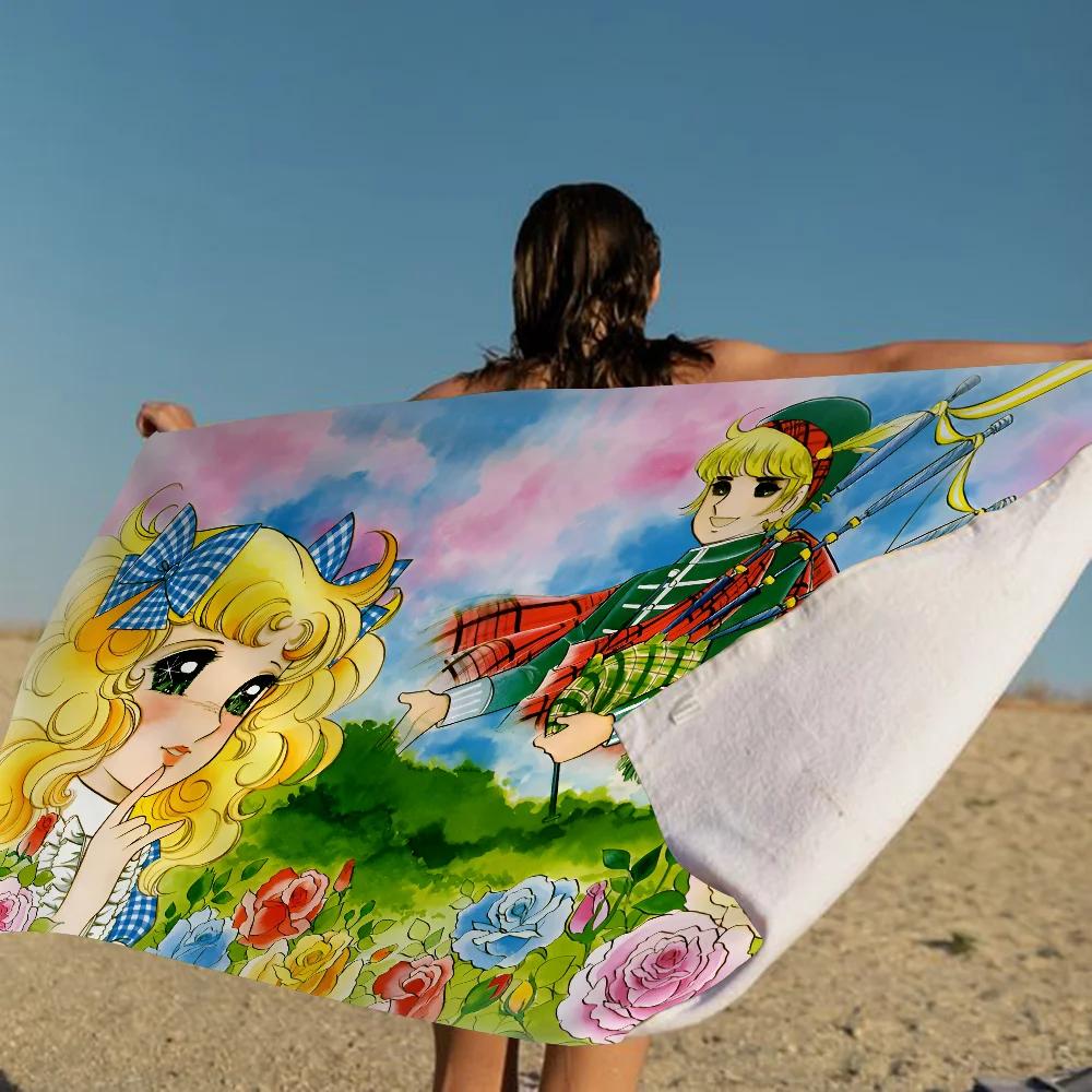Candy Candy Handtuch Mikrofaser Strandtuch Saugfähig Schnelltrocknend Weich Yoga Schwimmen Resort Bergsteigen Handtuch