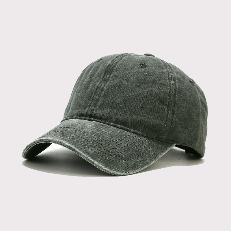 Solid Color Light Board Washed Baseball Cap, Children's Spring and Summer Old Men's and Women's Retro Cap
