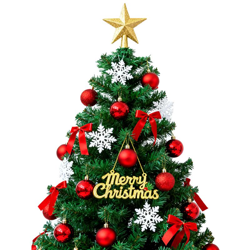 2.1/2.4/3m Large Christmas Trees Set DIY Christmas Tree Decoration Home Decor Party Holiday Ornament Red Christmas Tree Dropship