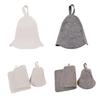 Wool Felt Sauna Hat Reusable Shower Cap for Home Bathroom Bathing Accessories