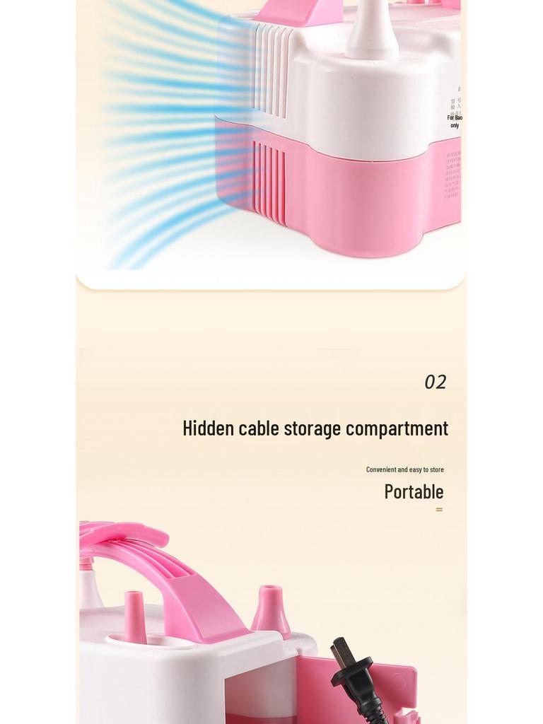 Automatic Electric Balloon Inflator Pump - Dual Mode: Manual & Electronic - Free Shipping