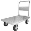 Steel Plate Folding Hand Truck for Home, Office, Warehouse, and Construction Site Transport