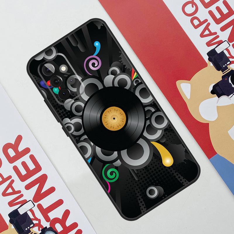 Vinyl DJ Record Art Case For Samsung Galaxy A06 A16 A36 A56 A55 A35 A33 A53 A13 A23 A17 A54 A34 A14 A52 A32 A15