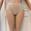 European And American Jewelry, Rhinestone Body Chain, Flash Diamond Claw Chain, Beautiful Leg Chain, Sexy Body Chain Body Chain
