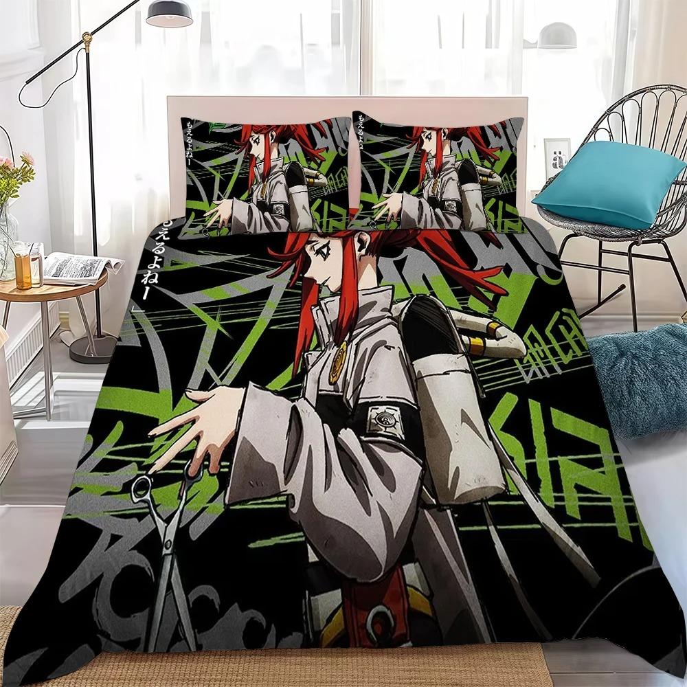 3D Print G-GACHIAKUTA Anime Bedding Set Soft Comforter Cover With 1/2pcs Pillow Shams For Kids Adults Duvet Cover Microfiber 135x200cm