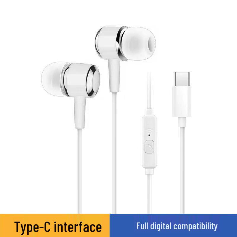 Type-C Wired Bluetooth Earphones for iPhone/Android In-Ear