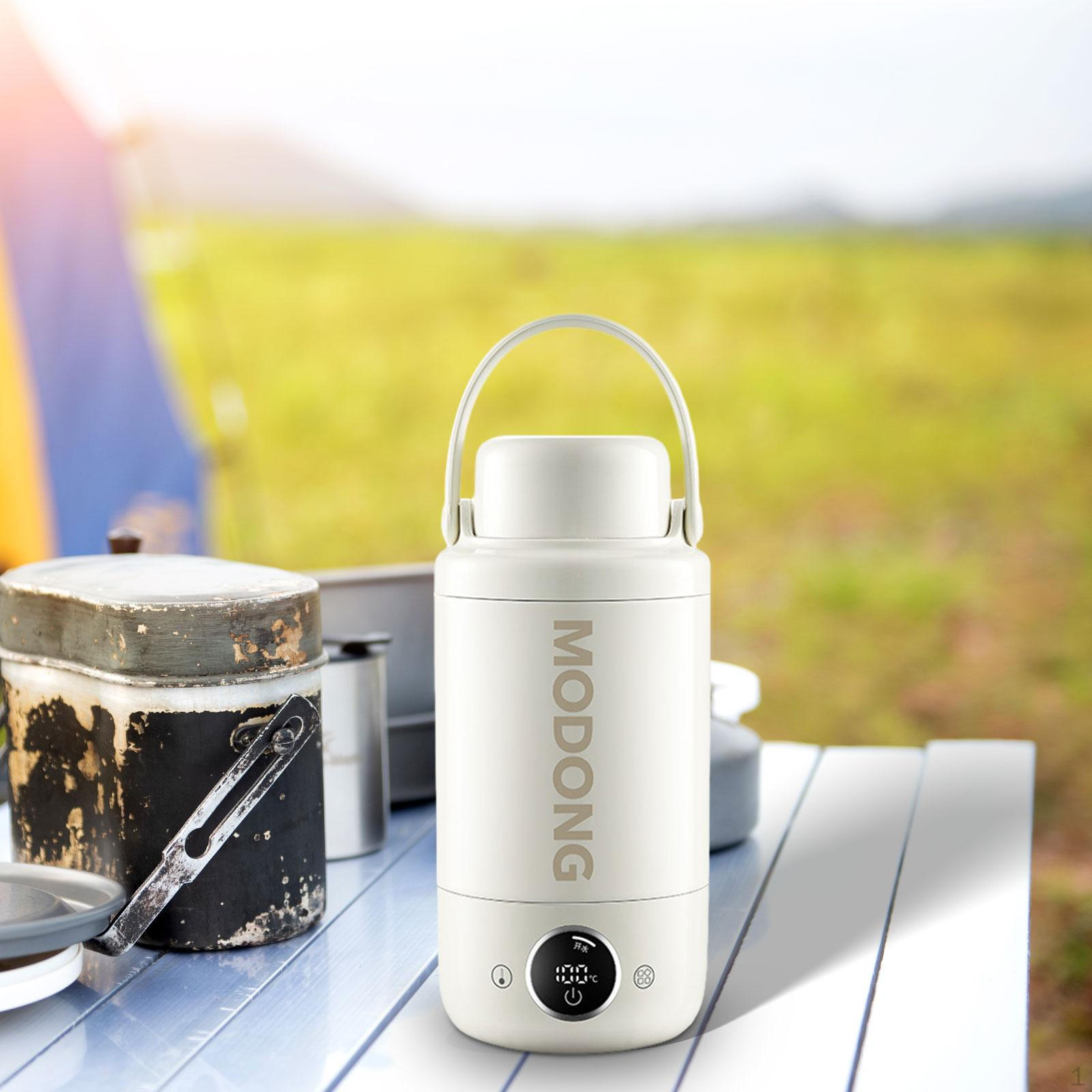 

Портативный электрический чайник для нагрева воды, для путешествий, вечеринок, дома, серый серый